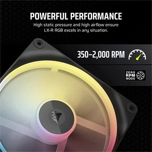 Corsair iCUE Link LX140-R RGB Expansion Single Pack Cabinet Fan